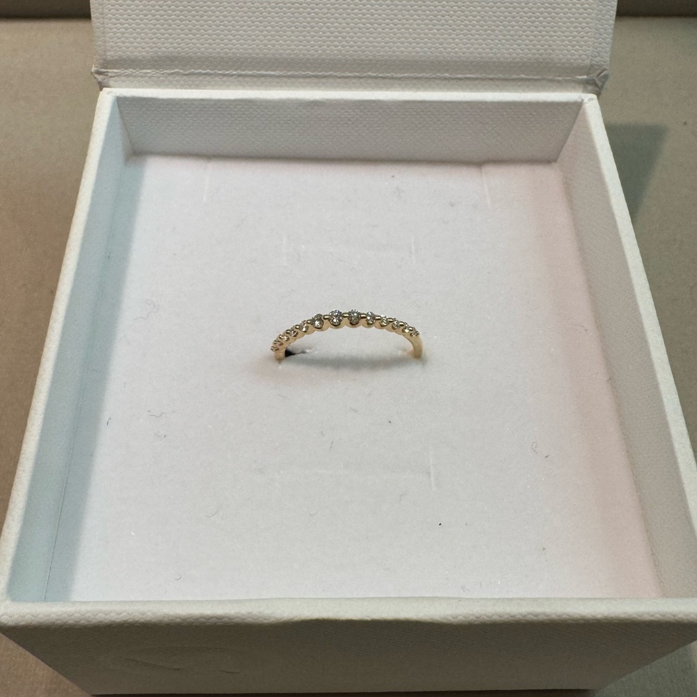 NWT/NIB Mejuri Lace Diamond Ring | Style Discontinued - Picture 3 of 9